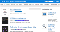 Desktop Screenshot of jecas.cz