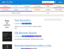 Tablet Screenshot of jecas.cz